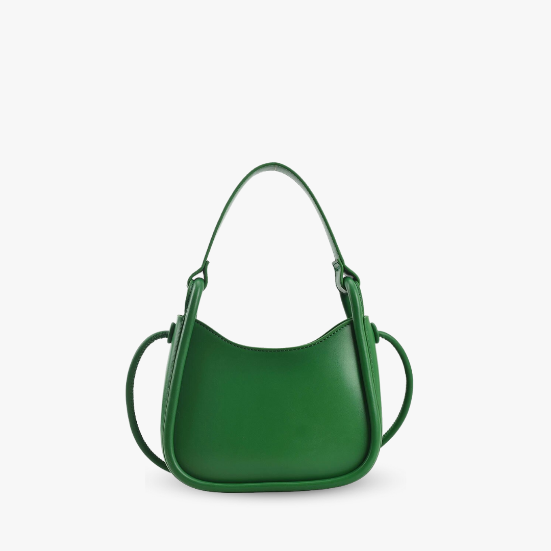 Classic Sculpted Crescent Handbag