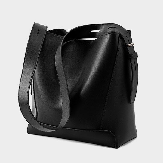 Minimal Bucket Shoulder Bag