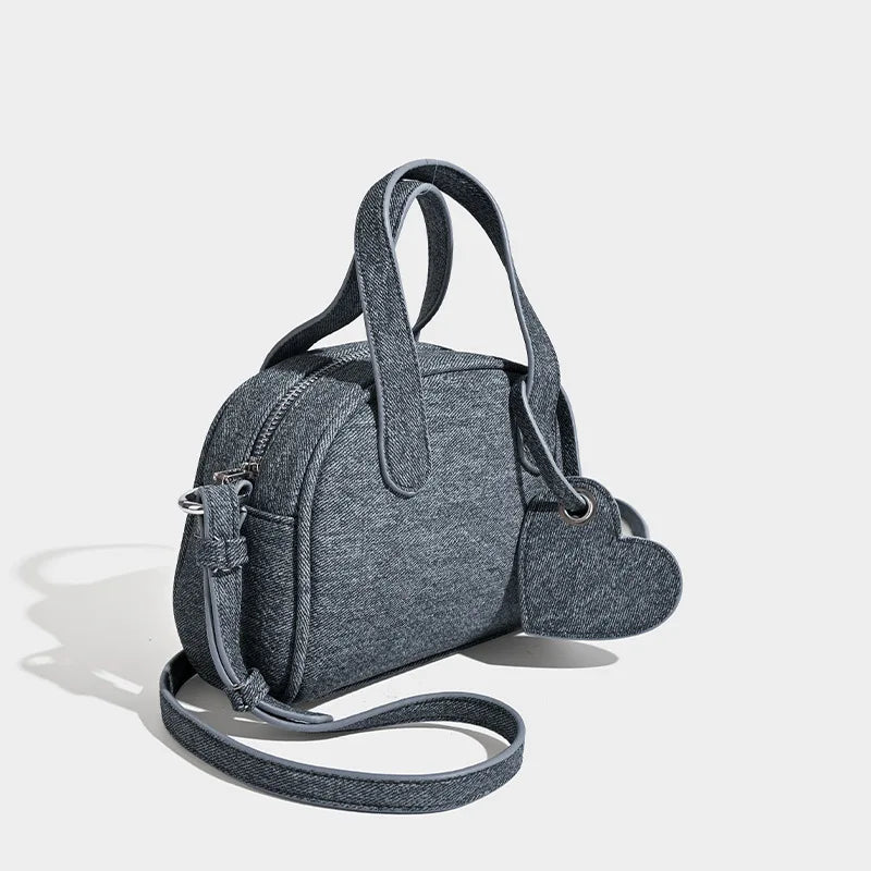 Denim Dome Satchel
