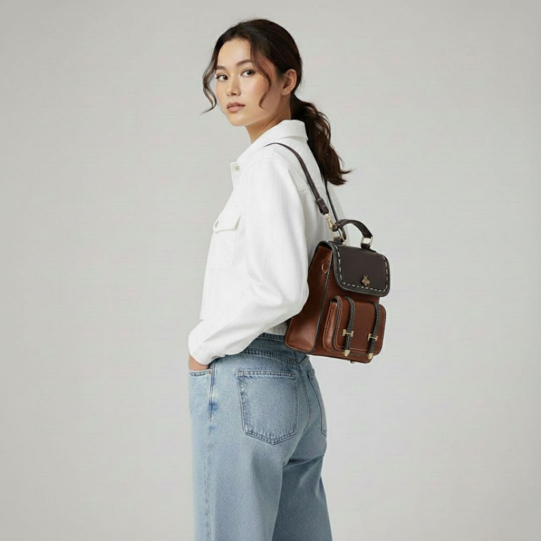 Convertible Flap Backpack