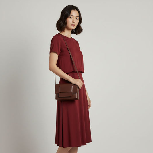 Slim Flap Crossbody Bag
