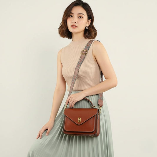 Classic Buckle Top-Handle Bag