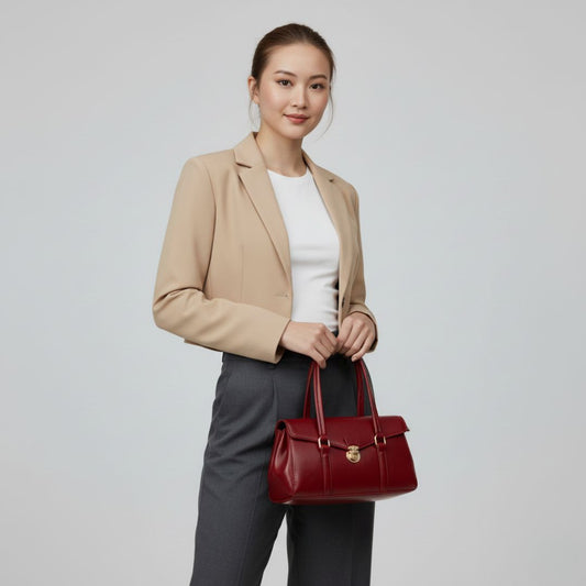 Classic Frame Shoulder Handbag