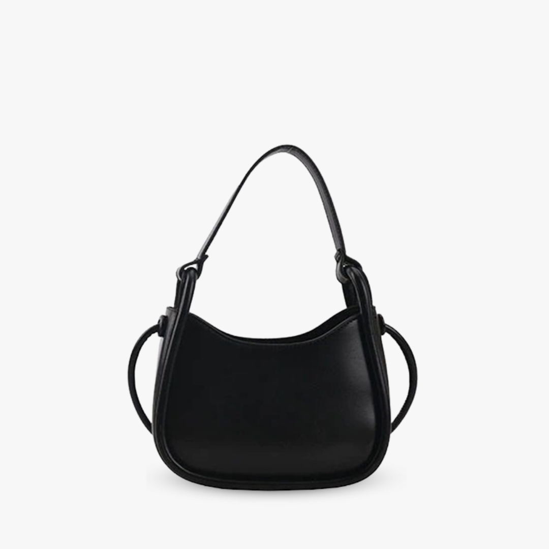 Classic Sculpted Crescent Handbag