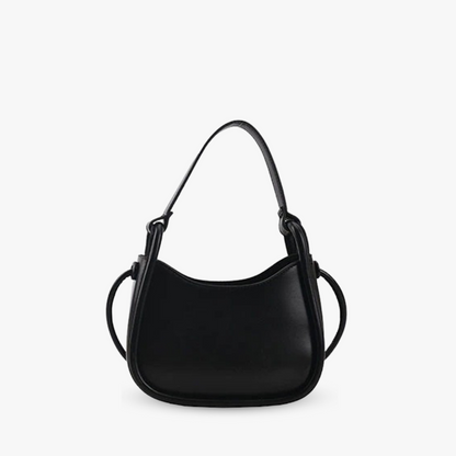 Classic Sculpted Crescent Handbag