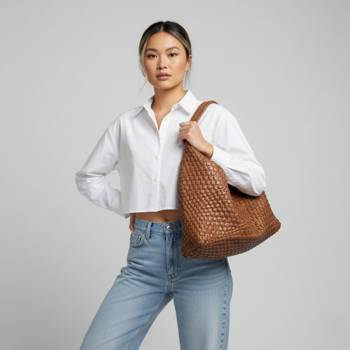 Classic Woven Hobo Carryall Set
