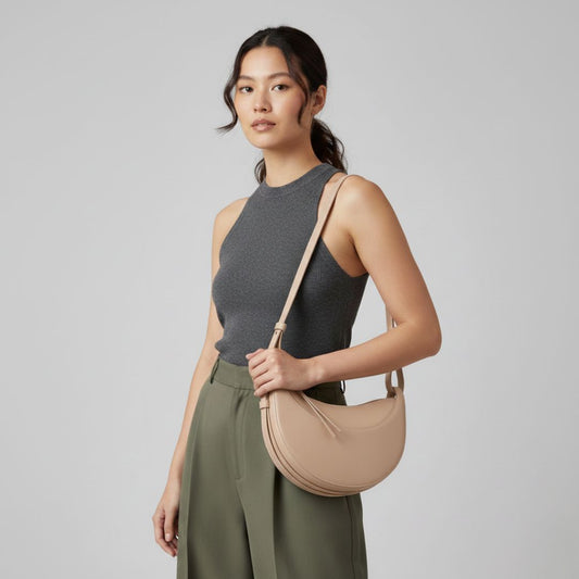 Contour Curve Shoulder Bag