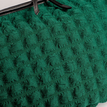 Textured Crescent Shoulder Bag