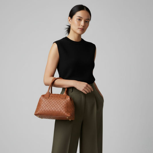Structured Weave Handbag
