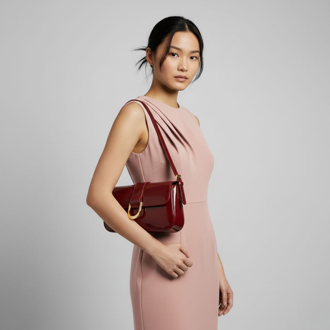 Buckle Flap Mini Shoulder Bag