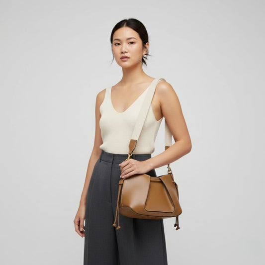 Soft Structured Crossbody Bag