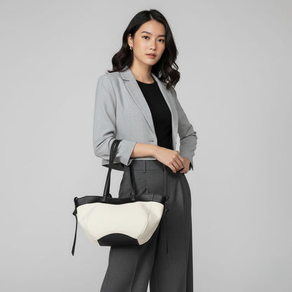 Two-Tone Canvas Carryall
