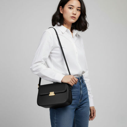 Latch Lock Shoulder Bag