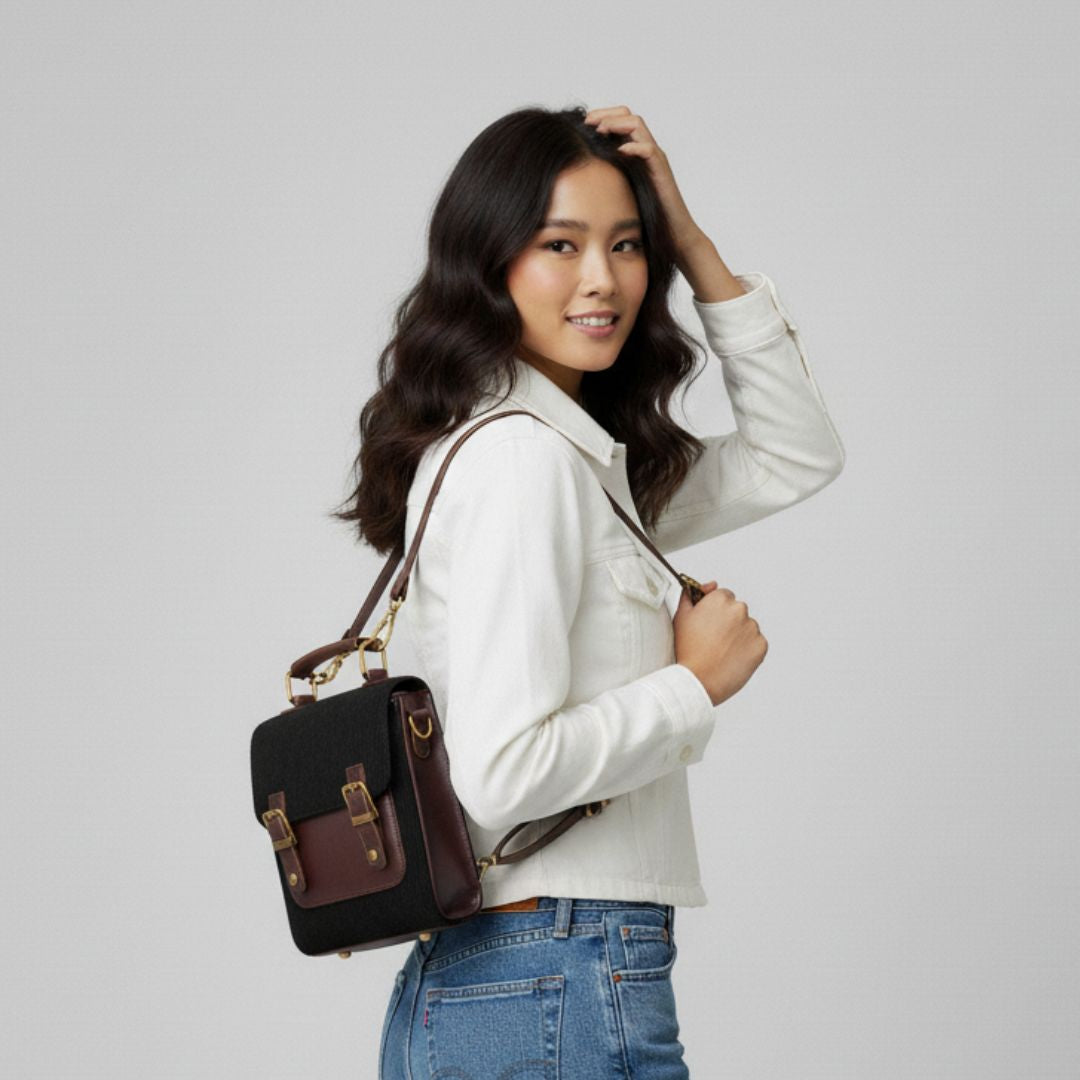 Corduroy Flap Backpack