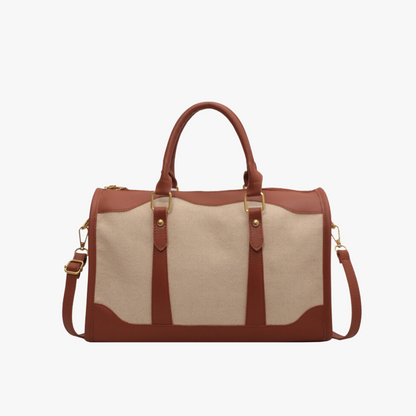 Two-Tone Barrel Duffel