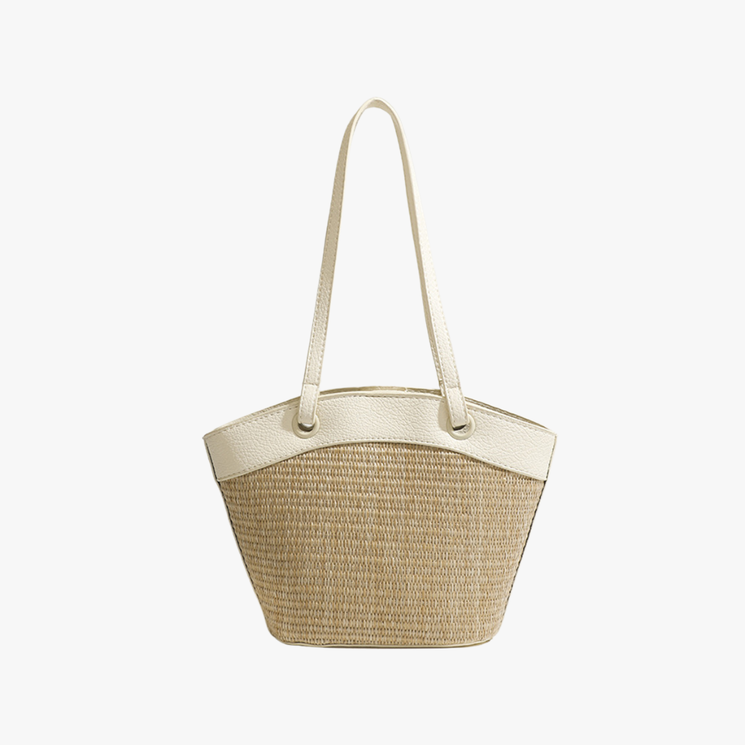 Classic Woven Trapeze Tote
