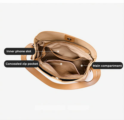 Minimal Bucket Shoulder Bag