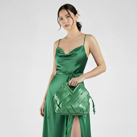 Architectural Weave Handbag