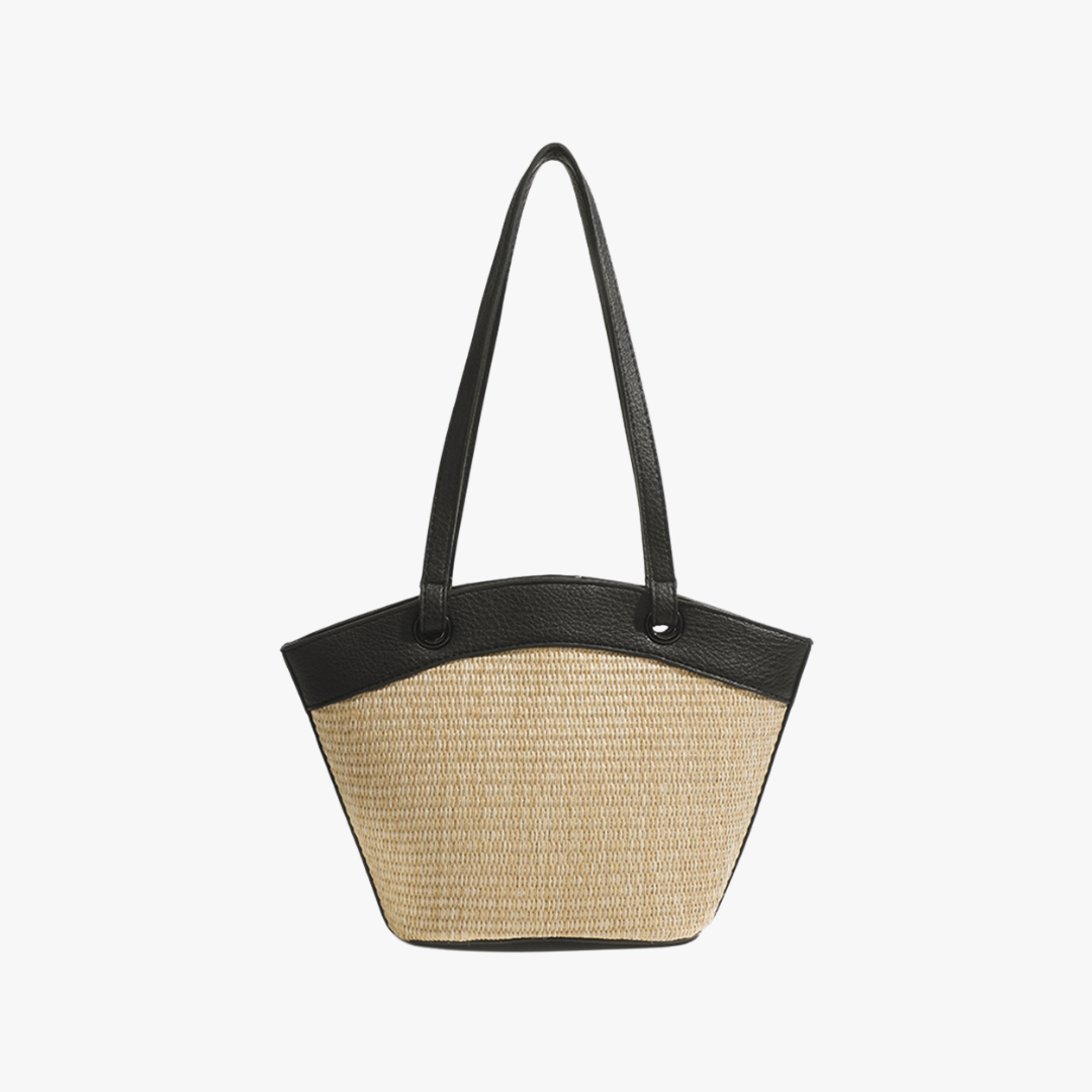 Classic Woven Trapeze Tote
