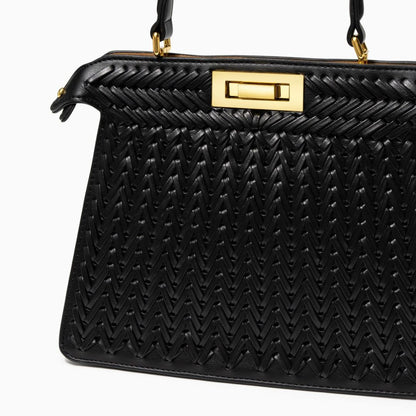 Structured Weave Statement Bag