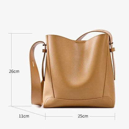 Minimal Bucket Shoulder Bag