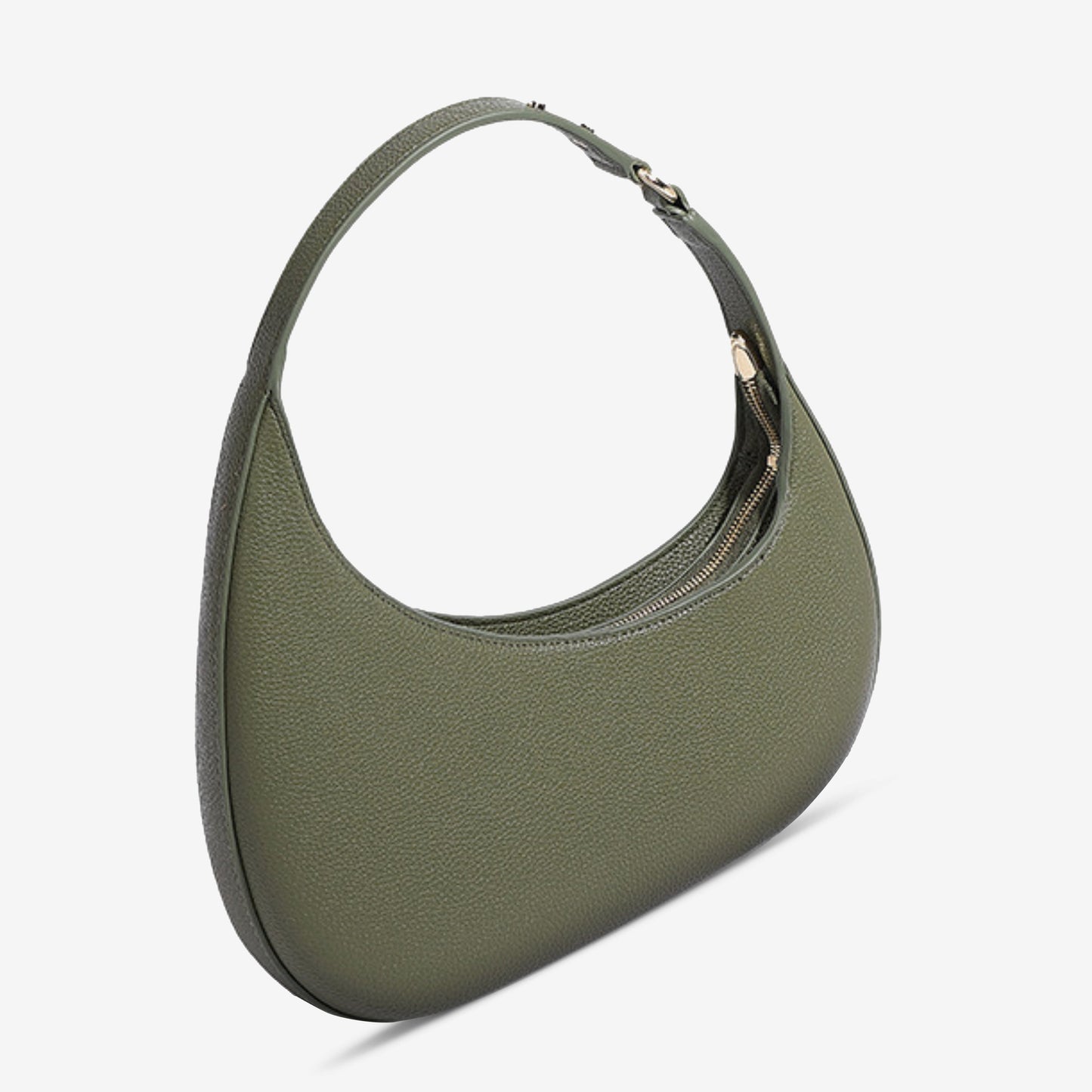 Sculpted Crescent Handbag