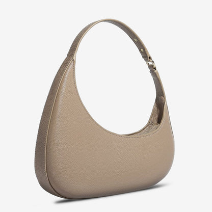 Sculpted Crescent Handbag