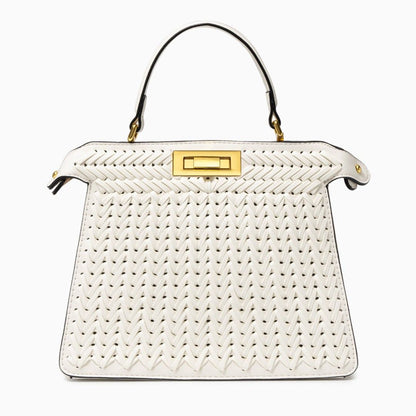Structured Weave Statement Bag