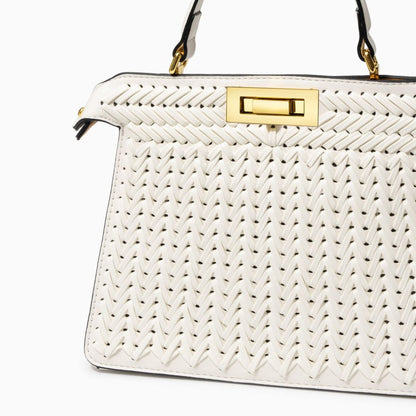Structured Weave Statement Bag