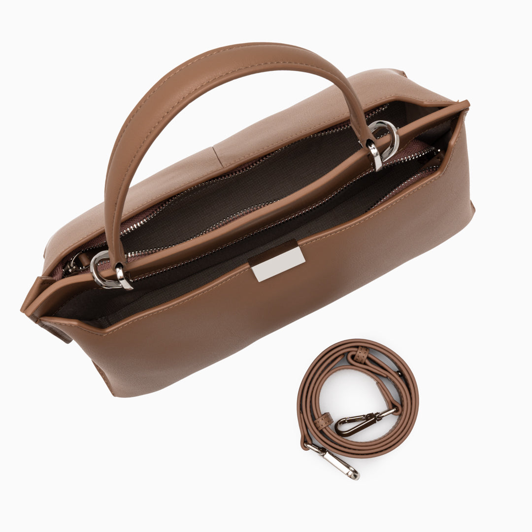 Structured Square Handle Bag