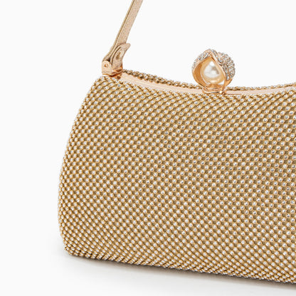 Crystal-Embellished Evening Clutch