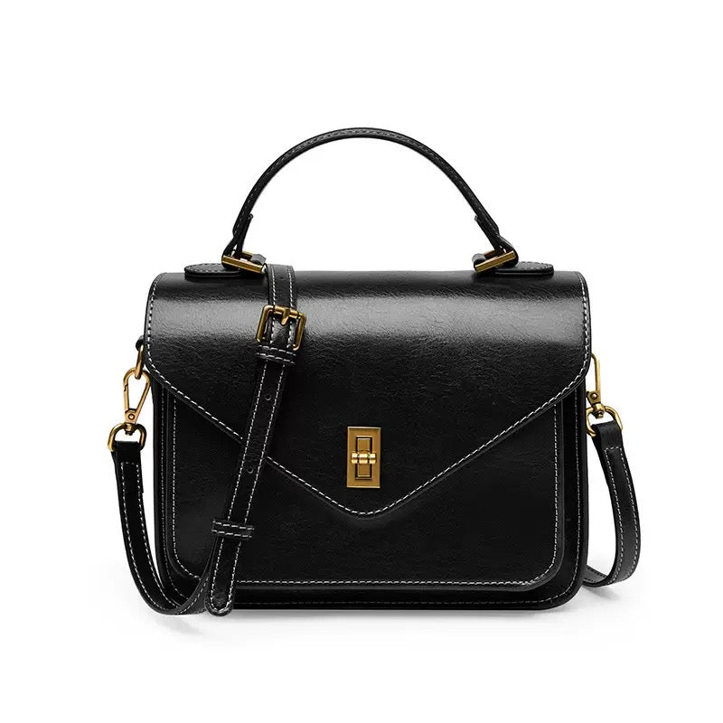 Classic Buckle Top-Handle Bag