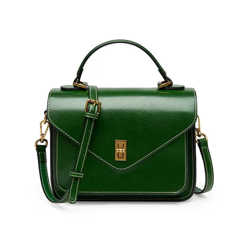 Classic Buckle Top-Handle Bag