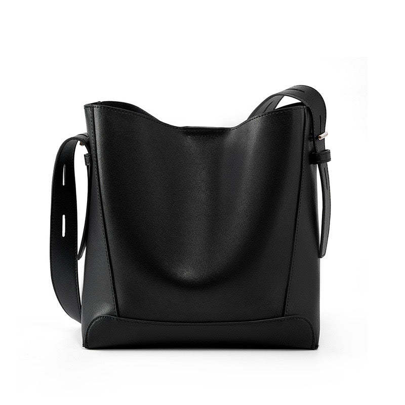 Minimal Bucket Shoulder Bag