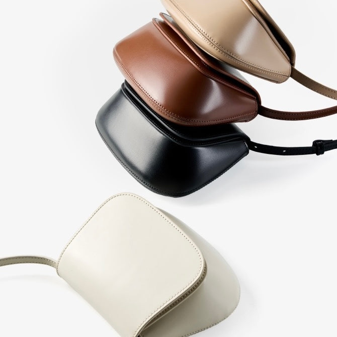 Compact Rounded Shoulder Bag