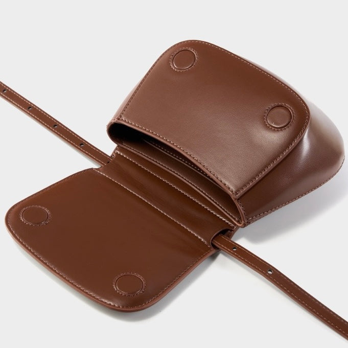 Compact Rounded Shoulder Bag