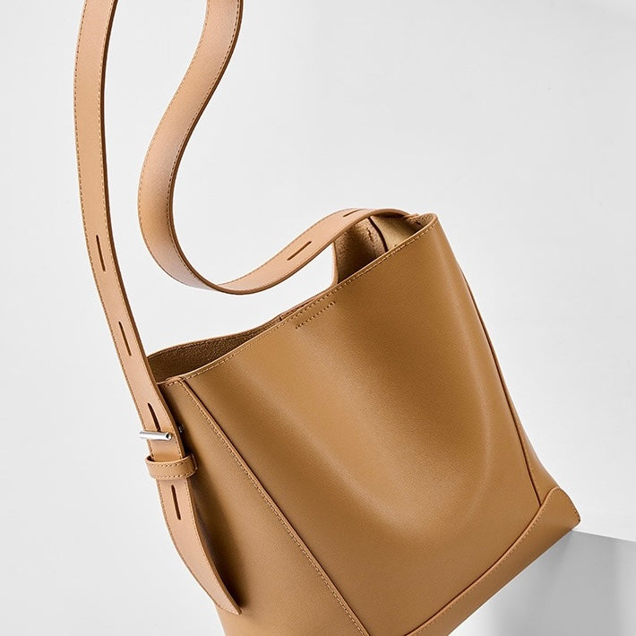 Minimal Bucket Shoulder Bag