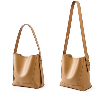 Minimal Bucket Shoulder Bag