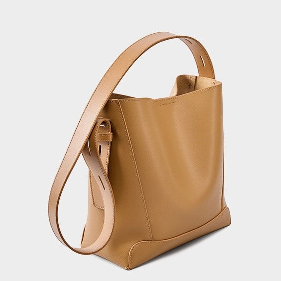 Minimal Bucket Shoulder Bag