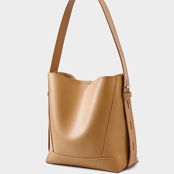 Minimal Bucket Shoulder Bag