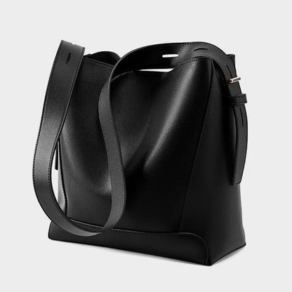 Minimal Bucket Shoulder Bag
