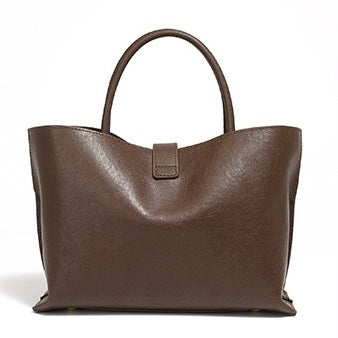 Structured Latch Top-Handle Bag