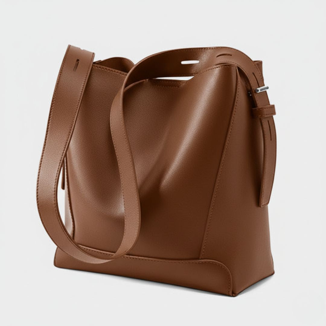 Minimal Bucket Shoulder Bag