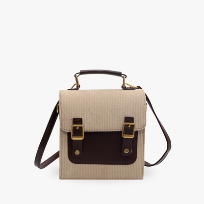 Corduroy Flap Backpack