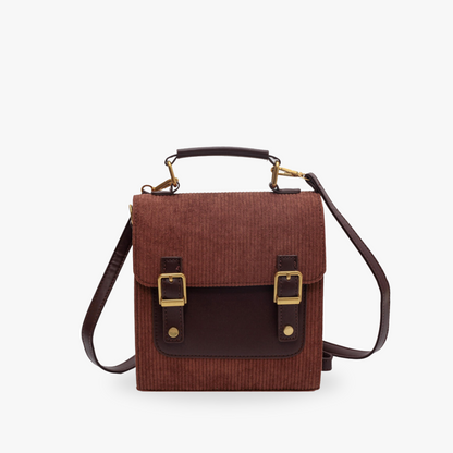 Corduroy Flap Backpack
