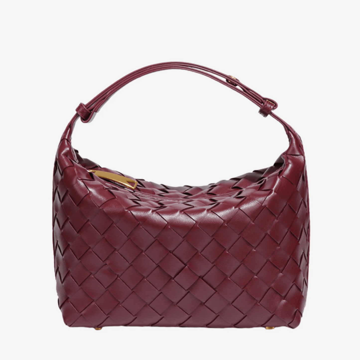Basket-Weave Handbag