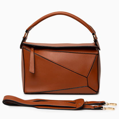 Geometric Panel Handbag
