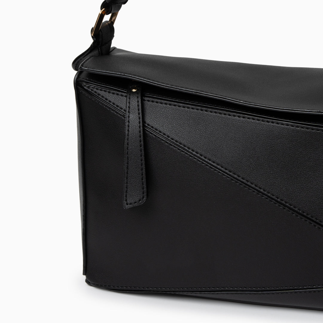 Geometric Panel Handbag