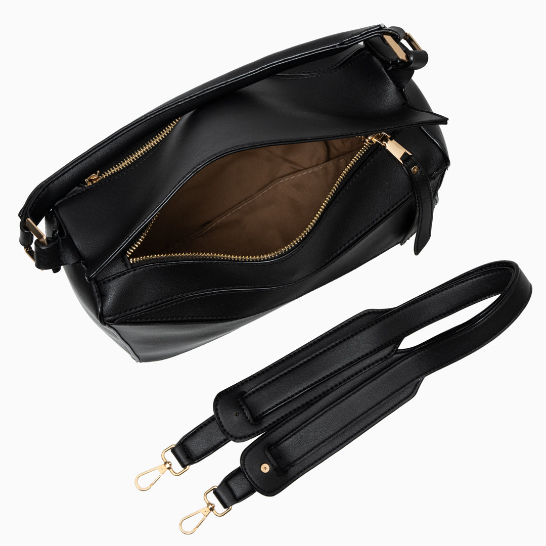 Geometric Panel Handbag