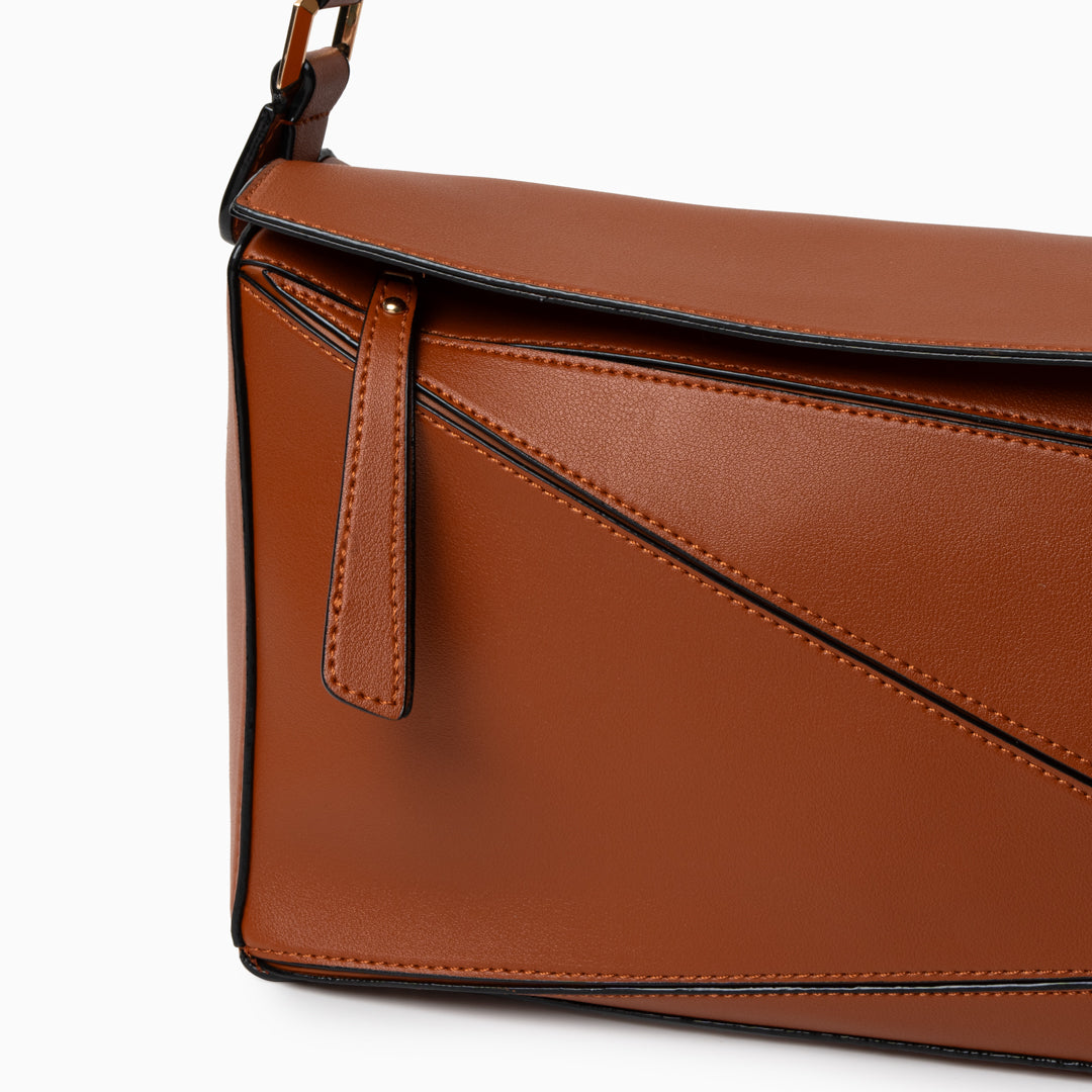 Geometric Panel Handbag